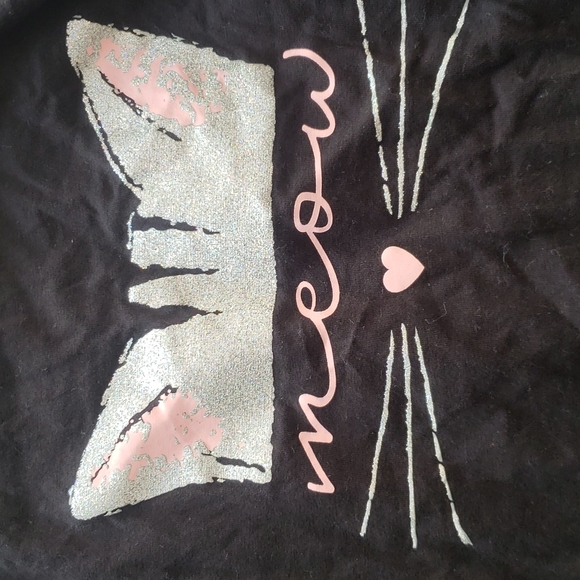 Girl's Kitty Long Sleeve Shirt - Picture 2 of 4